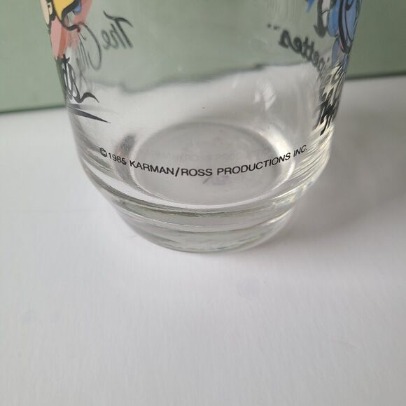 Vintage 1985 The Chipettes Drinking Glass Chipmunks Karmon/Ross Excellent Cond. - Picture 2 of 5